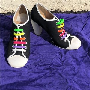 Cute Rainbow Laced Shoes